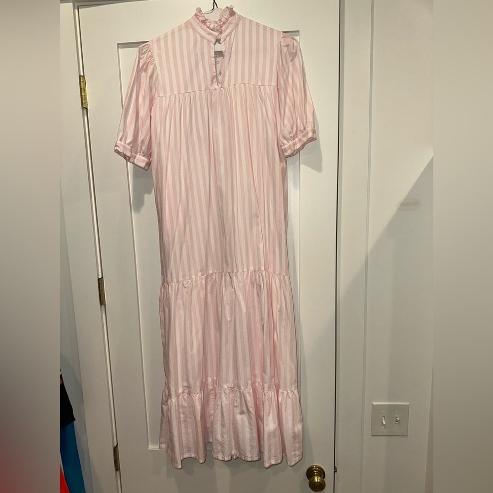 Sale Parc Pink Stripe Dress size XS *perfect for Easter*
